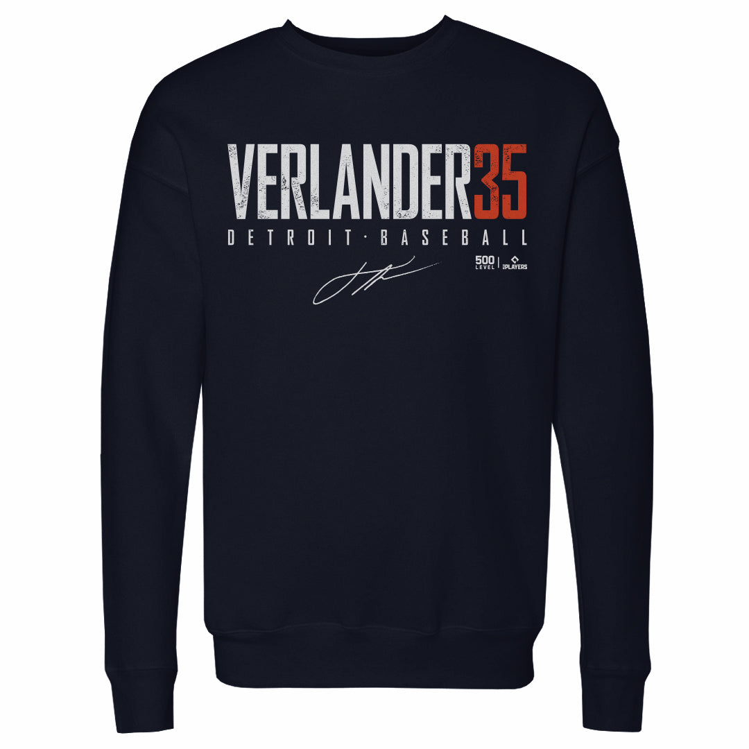Justin Verlander Men's Crewneck Sweatshirt | 500 LEVEL