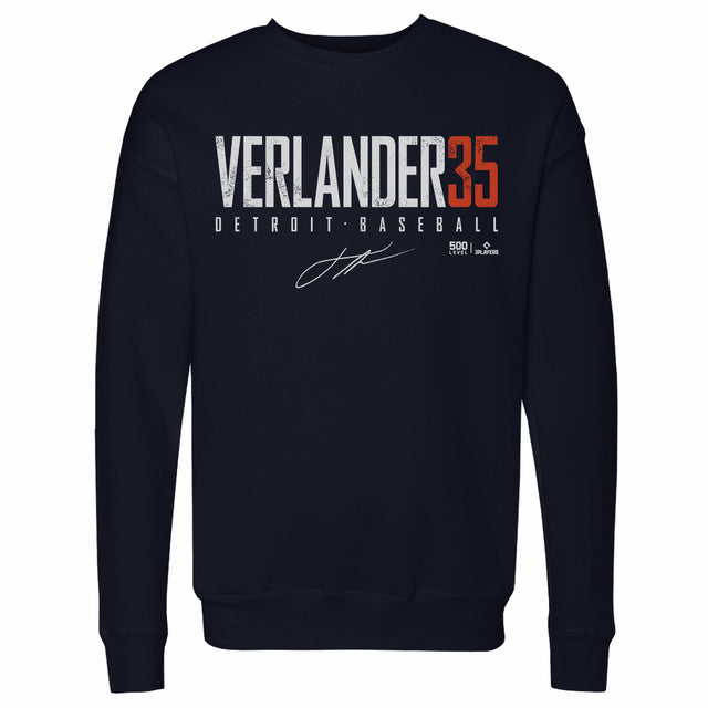 Justin Verlander Men's Crewneck Sweatshirt | 500 LEVEL