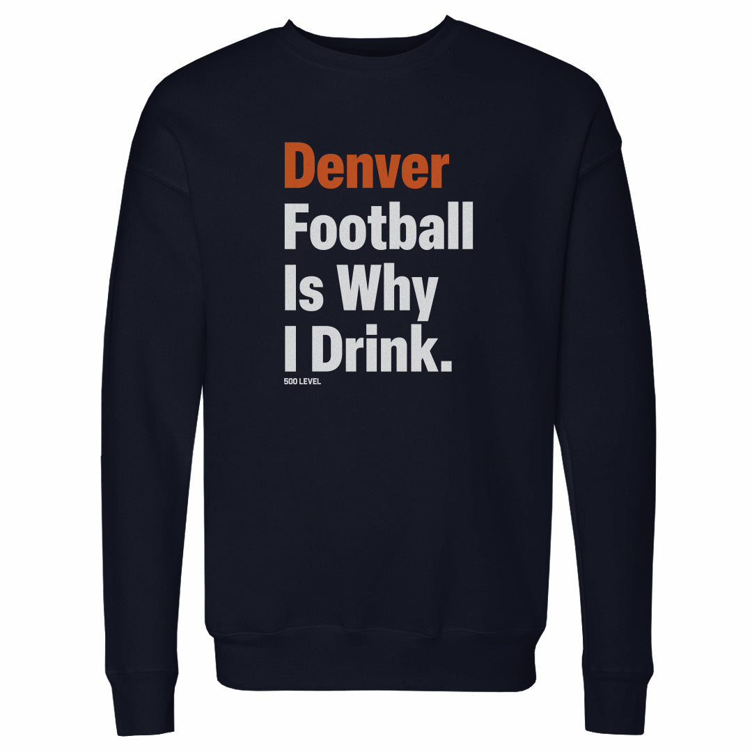 Denver Football Men's Crewneck Sweatshirt | 500 LEVEL