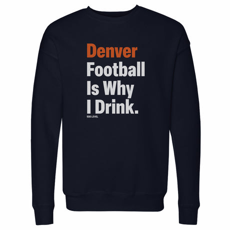 Denver Football Men's Crewneck Sweatshirt | 500 LEVEL