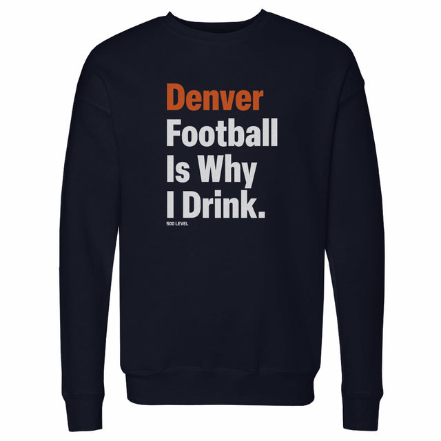 Denver Football Men's Crewneck Sweatshirt | 500 LEVEL