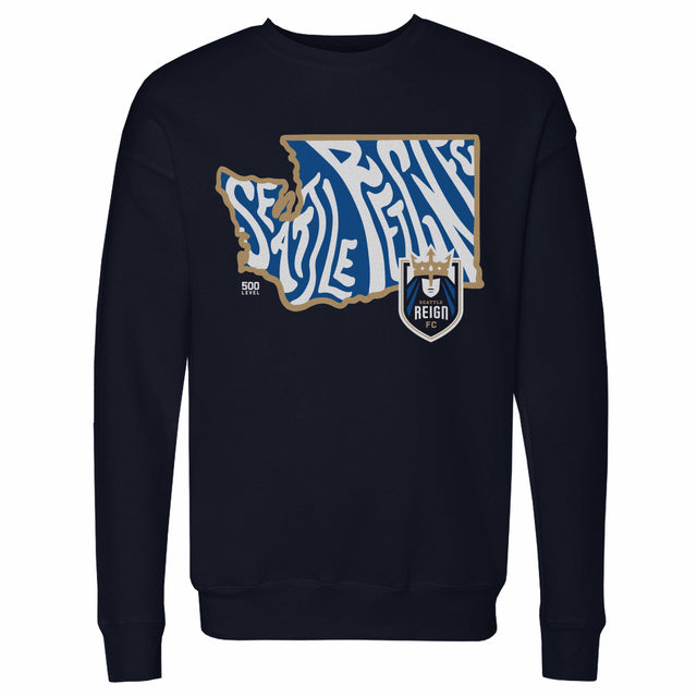 Seattle Reign FC Men's Crewneck Sweatshirt | 500 LEVEL