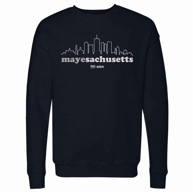 Drake Maye Men's Crewneck Sweatshirt | 500 LEVEL