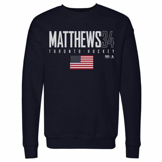 Auston Matthews Men's Crewneck Sweatshirt | 500 LEVEL