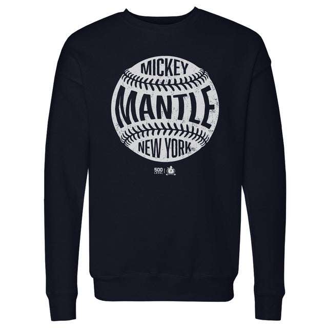 Mickey Mantle Men's Crewneck Sweatshirt | 500 LEVEL