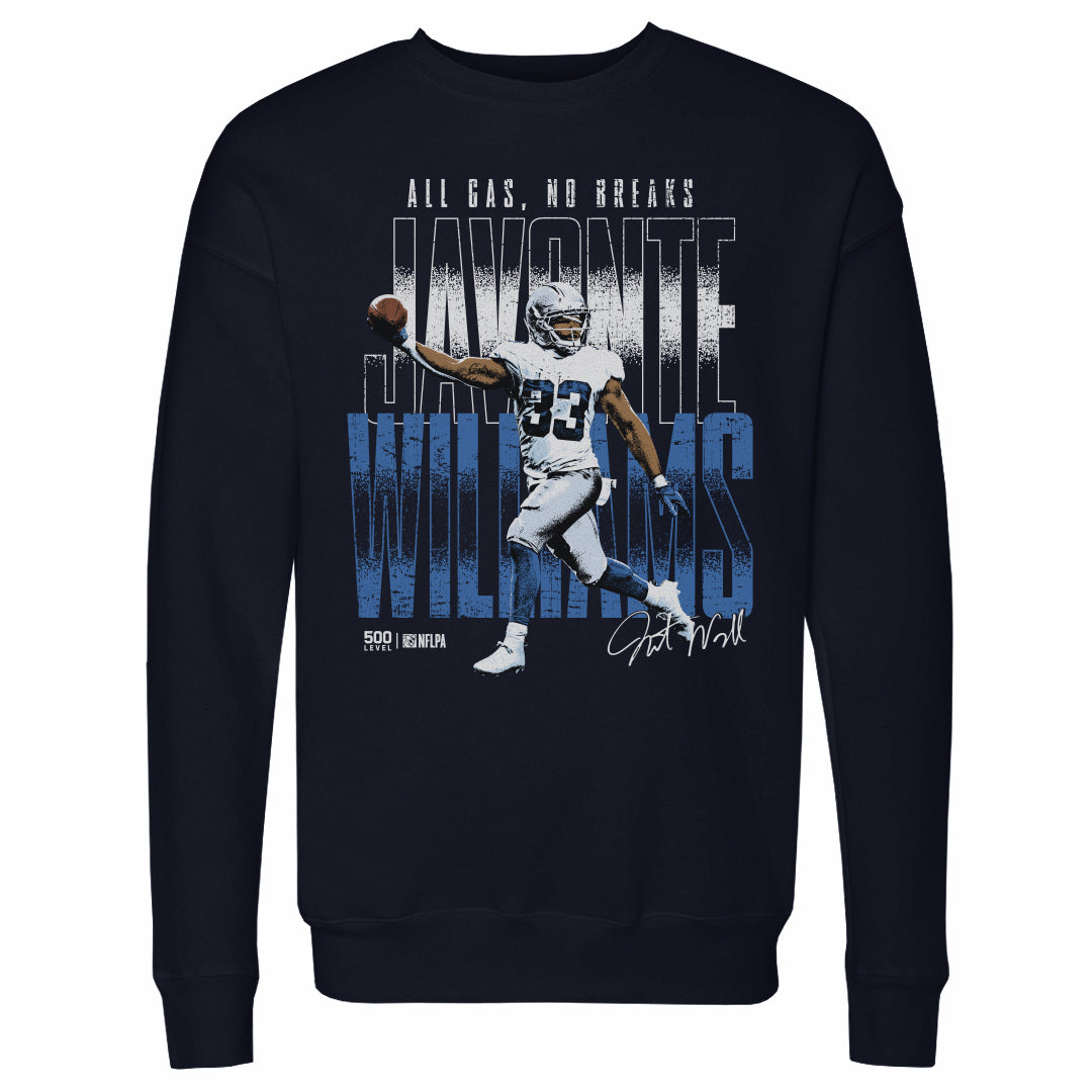 Javonte Williams Men's Crewneck Sweatshirt | 500 LEVEL