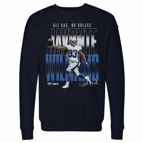 Javonte Williams Men's Crewneck Sweatshirt | 500 LEVEL