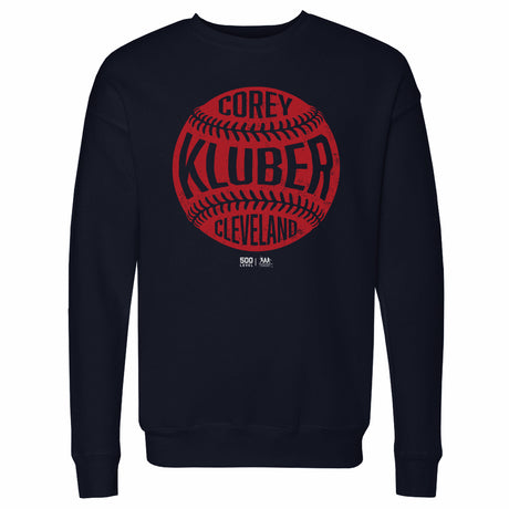 Corey Kluber Men's Crewneck Sweatshirt | 500 LEVEL