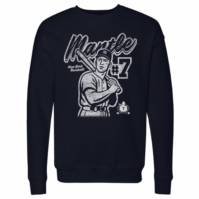 Mickey Mantle Men's Crewneck Sweatshirt | 500 LEVEL