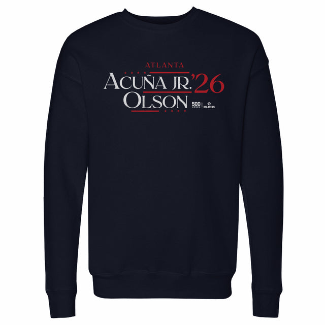 Ronald Acuna Jr. Men's Crewneck Sweatshirt | 500 LEVEL