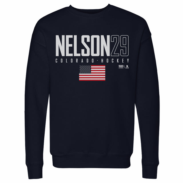 Brock Nelson Men's Crewneck Sweatshirt | 500 LEVEL