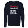 Houston Football Men's Crewneck Sweatshirt | 500 LEVEL