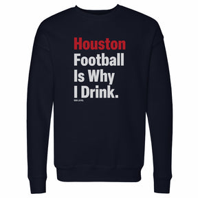Houston Football Men's Crewneck Sweatshirt | 500 LEVEL