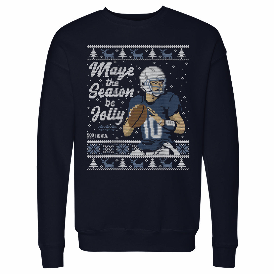 Drake Maye Men's Crewneck Sweatshirt | 500 LEVEL