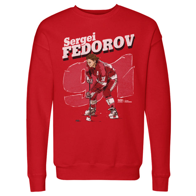 Sergei Fedorov Men's Crewneck Sweatshirt | 500 LEVEL