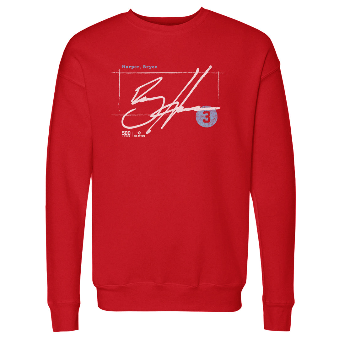 Bryce Harper Men's Crewneck Sweatshirt | 500 LEVEL