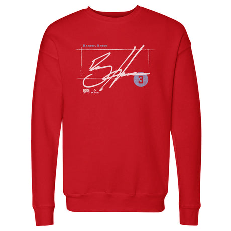 Bryce Harper Men's Crewneck Sweatshirt | 500 LEVEL