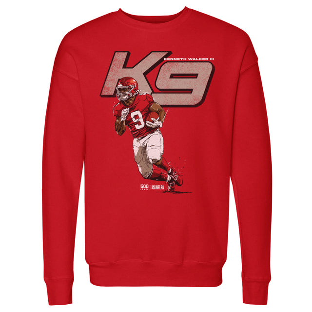 Kenneth Walker III Men's Crewneck Sweatshirt | 500 LEVEL