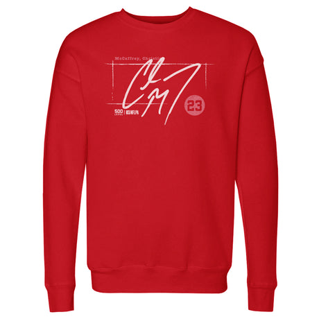 Christian McCaffrey Men's Crewneck Sweatshirt | 500 LEVEL