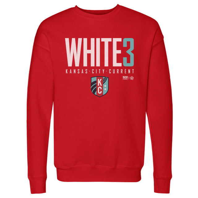 Amelia White Men's Crewneck Sweatshirt | 500 LEVEL