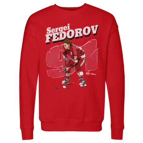 Sergei Fedorov Men's Crewneck Sweatshirt | 500 LEVEL