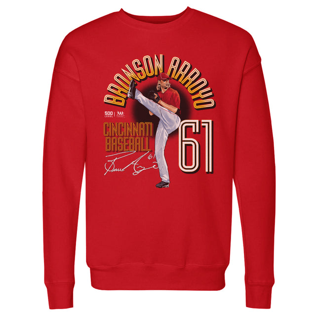 Bronson Arroyo Men's Crewneck Sweatshirt | 500 LEVEL