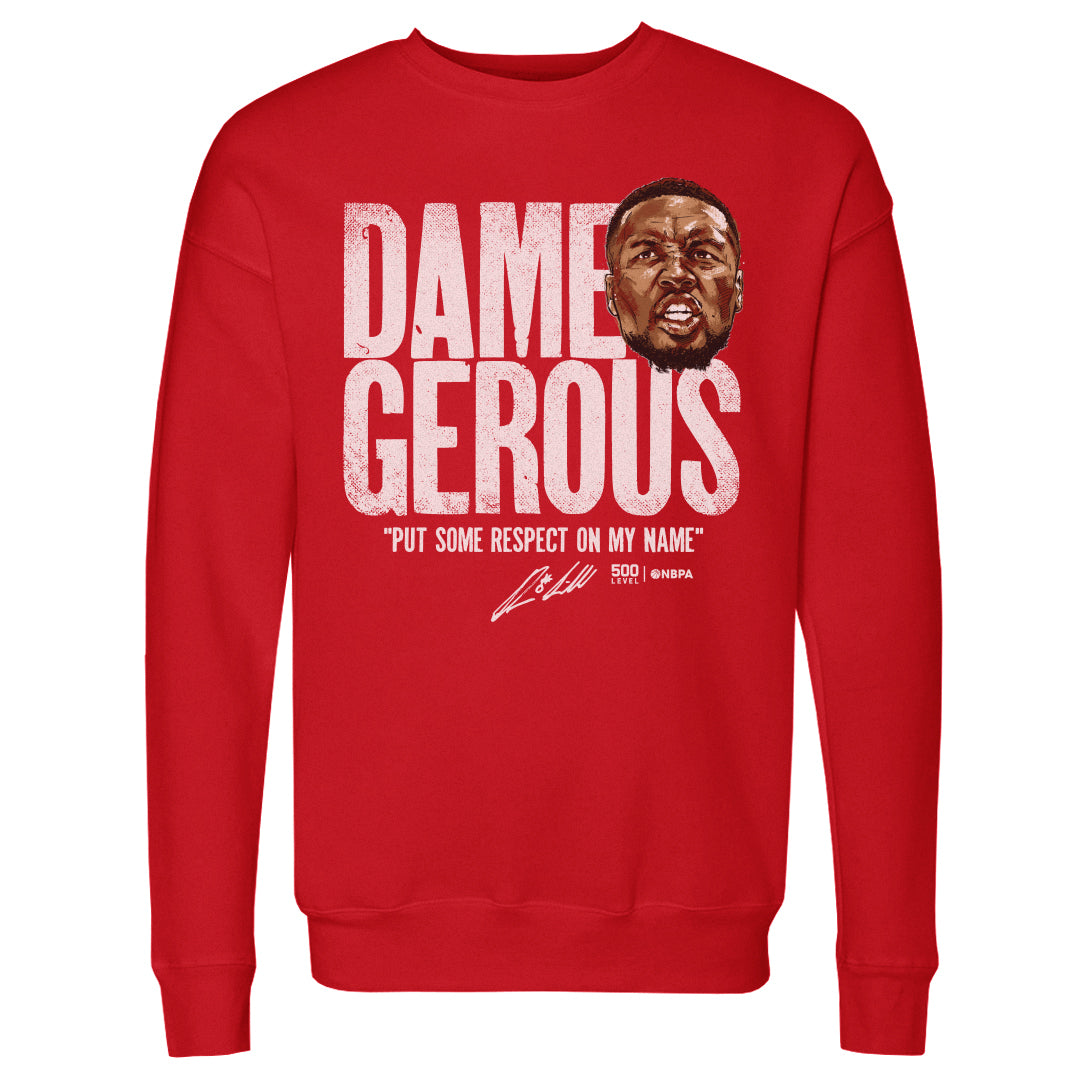Damian Lillard Men's Crewneck Sweatshirt | 500 LEVEL