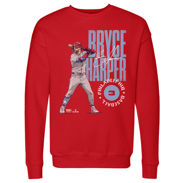 Bryce Harper Men's Crewneck Sweatshirt | 500 LEVEL