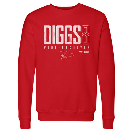 Stefon Diggs Men's Crewneck Sweatshirt | 500 LEVEL