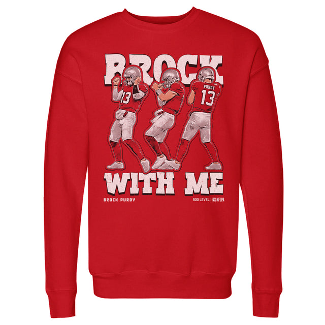 Brock Purdy Men's Crewneck Sweatshirt | 500 LEVEL