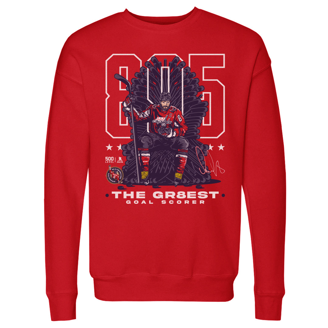 Alex Ovechkin Men's Crewneck Sweatshirt | 500 LEVEL