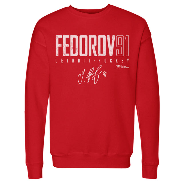 Sergei Fedorov Men's Crewneck Sweatshirt | 500 LEVEL