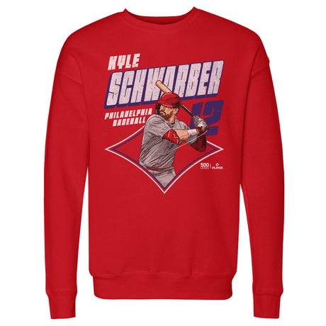 Kyle Schwarber Men's Crewneck Sweatshirt | 500 LEVEL