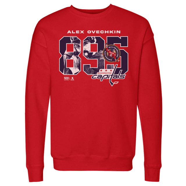 Alex Ovechkin Men's Crewneck Sweatshirt | 500 LEVEL