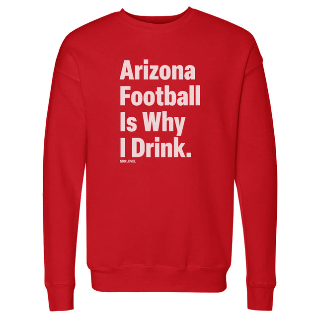 Arizona Football Men's Crewneck Sweatshirt | 500 LEVEL