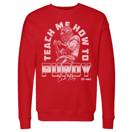 Brock Purdy Men's Crewneck Sweatshirt | 500 LEVEL