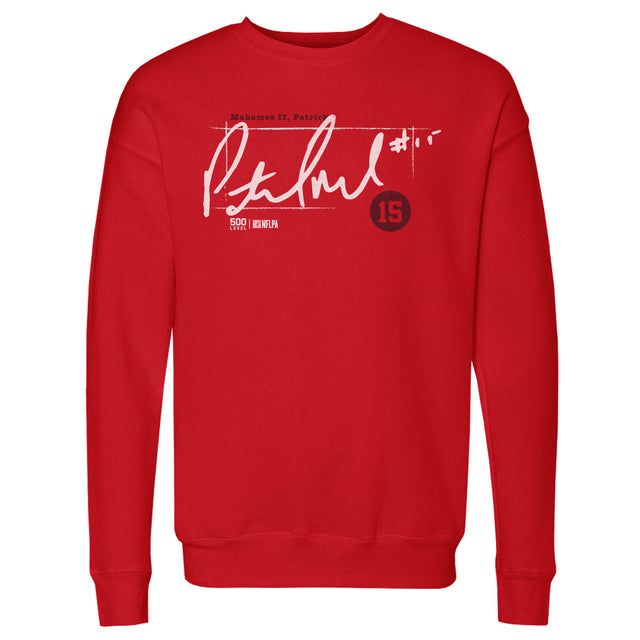 Patrick Mahomes Men's Crewneck Sweatshirt | 500 LEVEL