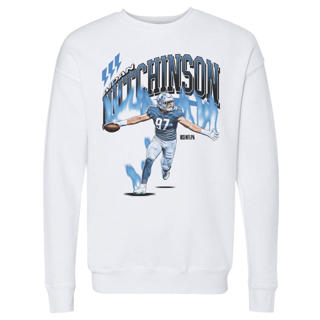 Aidan Hutchinson Men's Crewneck Sweatshirt | 500 LEVEL