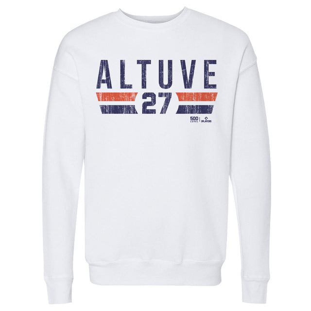 Jose Altuve Men's Crewneck Sweatshirt | 500 LEVEL