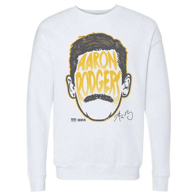 Aaron Rodgers Men's Crewneck Sweatshirt | 500 LEVEL