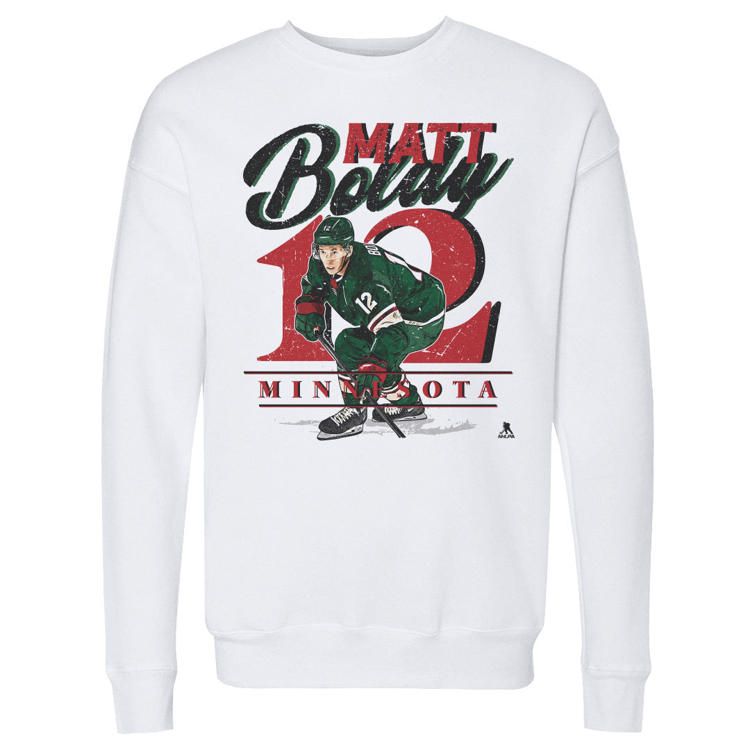 Matt Boldy Men's Crewneck Sweatshirt | 500 LEVEL