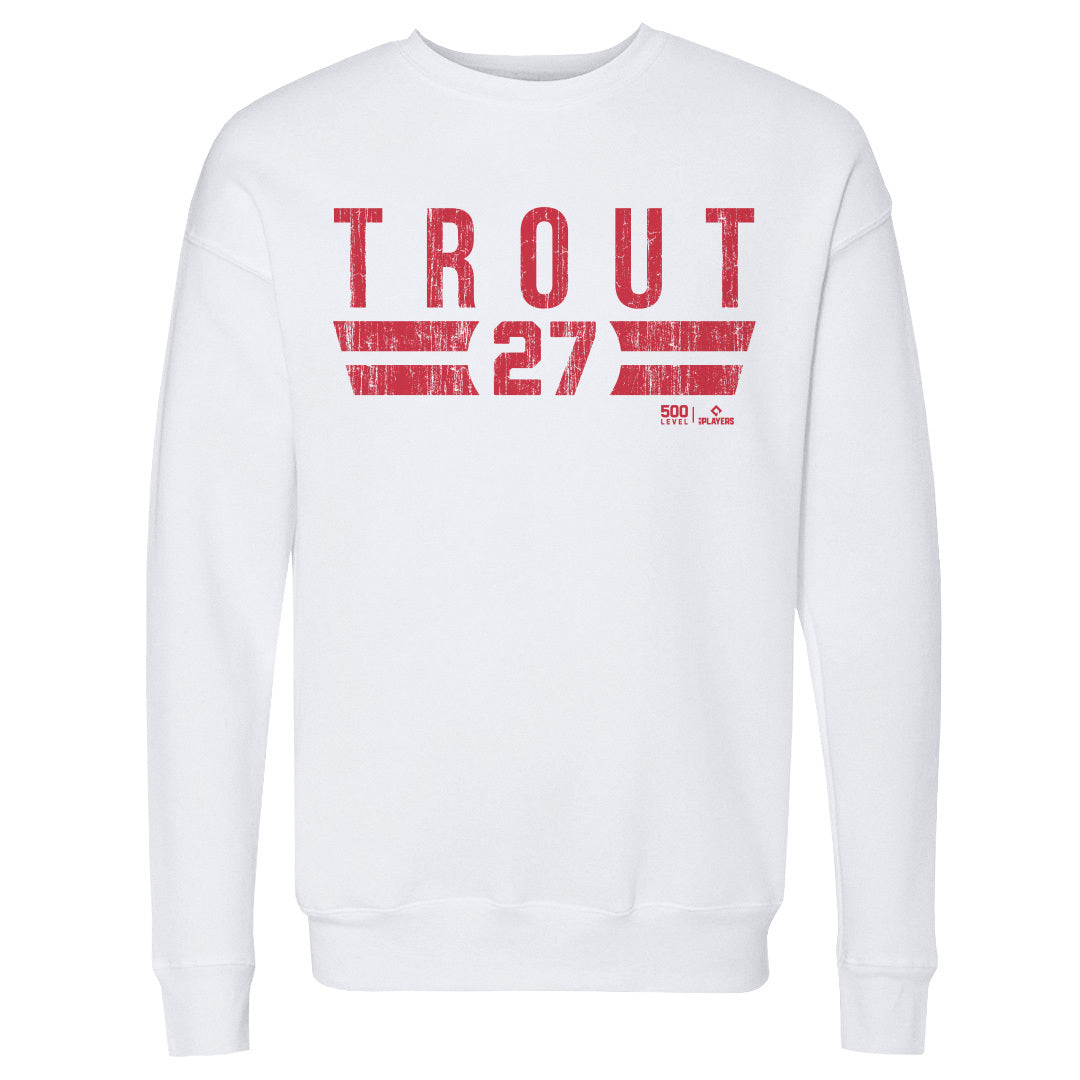 Mike Trout Men's Crewneck Sweatshirt | 500 LEVEL