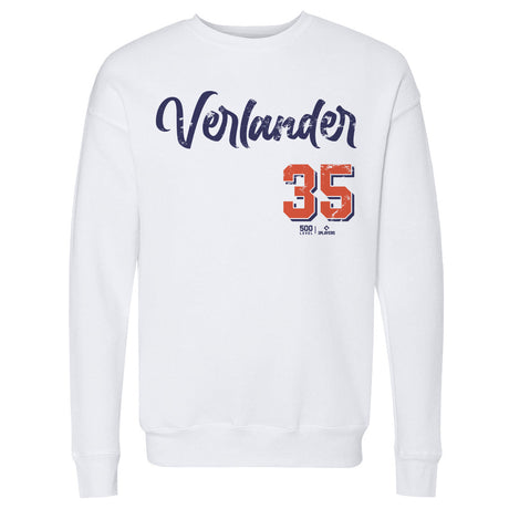 Justin Verlander Men's Crewneck Sweatshirt | 500 LEVEL
