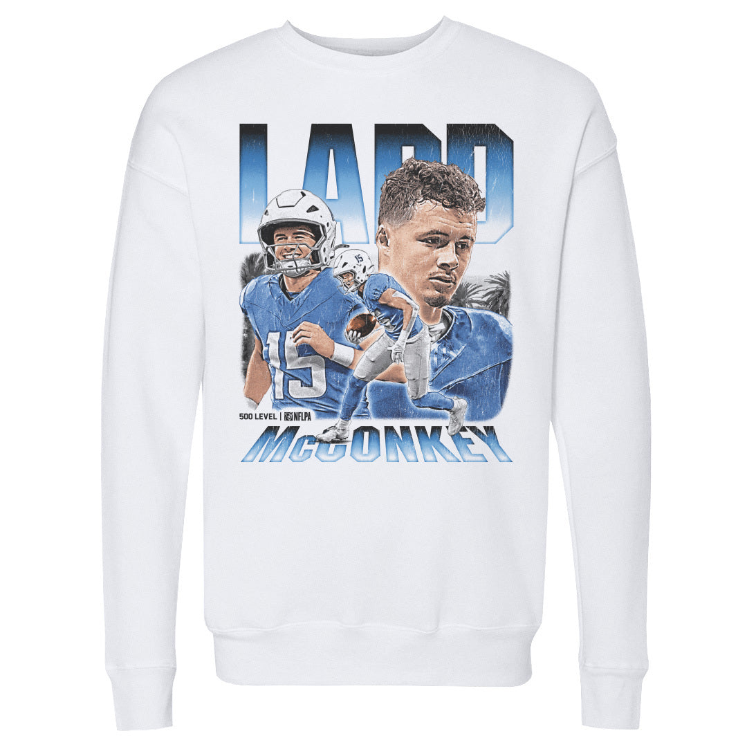 Ladd McConkey Men's Crewneck Sweatshirt | 500 LEVEL