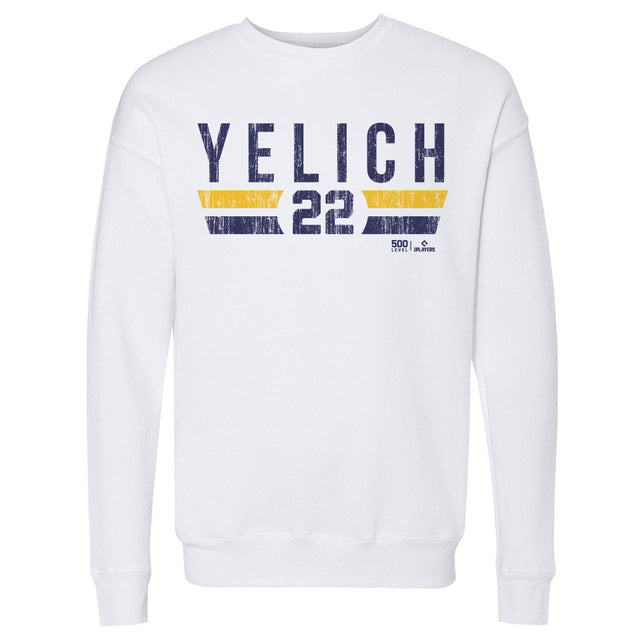 Christian Yelich Men's Crewneck Sweatshirt | 500 LEVEL