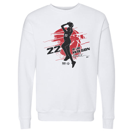 A'ja Wilson Men's Crewneck Sweatshirt | 500 LEVEL