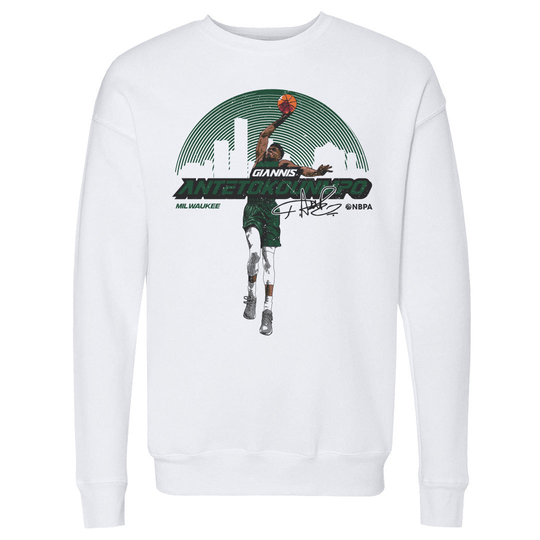 Giannis Antetokounmpo Men's Crewneck Sweatshirt | 500 LEVEL