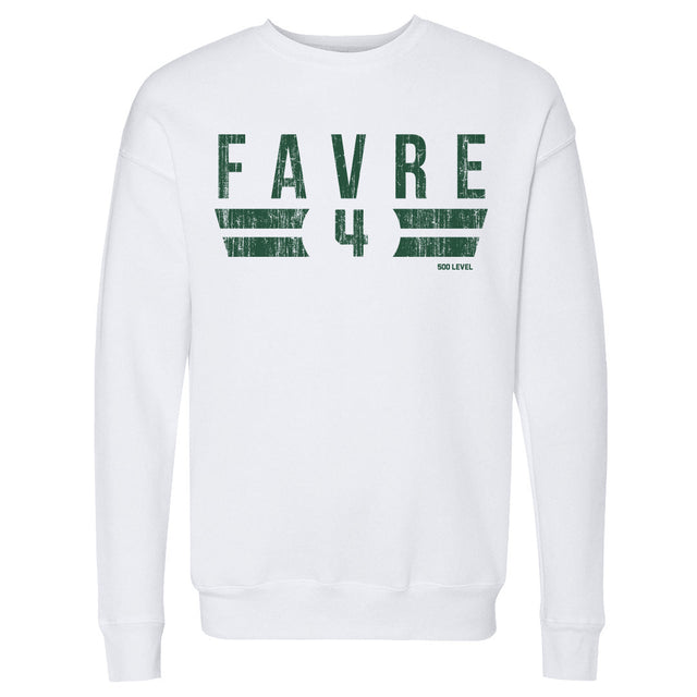 Brett Favre Men's Crewneck Sweatshirt | 500 LEVEL