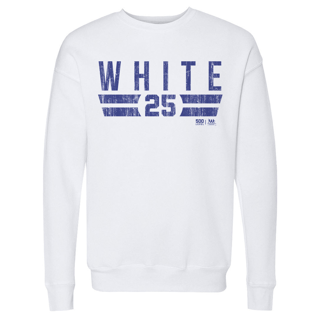Devon White Men's Crewneck Sweatshirt | 500 LEVEL
