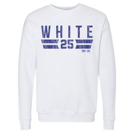 Devon White Men's Crewneck Sweatshirt | 500 LEVEL